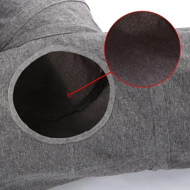 Alt view image 4 of 7 - Ownpets Cat Cube 3-Way Tunnels Extensible & Collapsible Cat Tube Tunnel, Cat Tunnels and Tubes for Indoors Cat, Puppy, Rabbit, Kitten and Mongoose