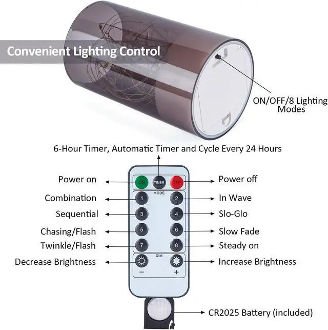 Alt view image 3 of 7 - IMAGE 3PCS Acrylic Shell Pillar LED Candles Featuring 13-Key Remote Timer, Battery Operated for Home, Wedding and Party Decor, Grey