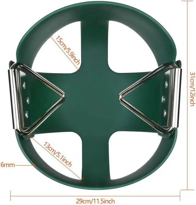 Alt view image 4 of 7 - AGPtEK Children's Full Bucket Swing With fully Coated Chain - Green