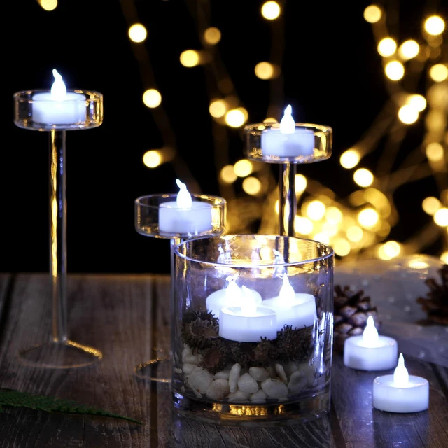 Alt view image 4 of 7 - AGPtEK 24 PCS LED Tealights Battery-Operated White