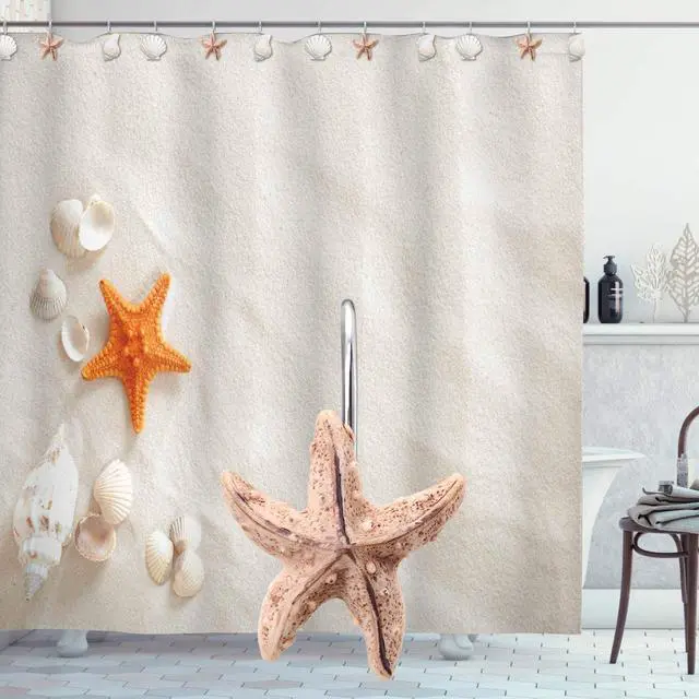Alt view image 6 of 7 - AGPtEK 12 Pcs Decorative Seashell Shower Curtain Hooks