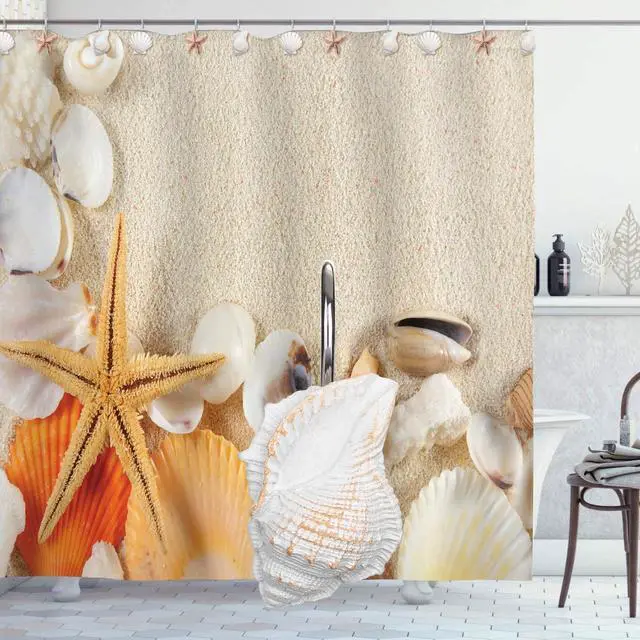 Alt view image 7 of 7 - AGPtEK 12 Pcs Decorative Seashell Shower Curtain Hooks