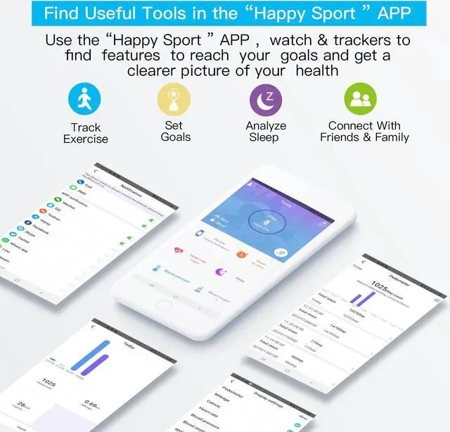 Alt view image 4 of 7 - P3 Fitness Tracker Smart Watch