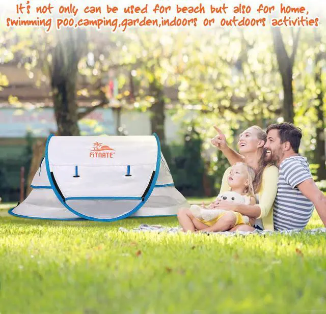 Alt view image 7 of 7 - FITNATE Baby Tent Mosquito Net for Beach UPF 50+ & UV Protection