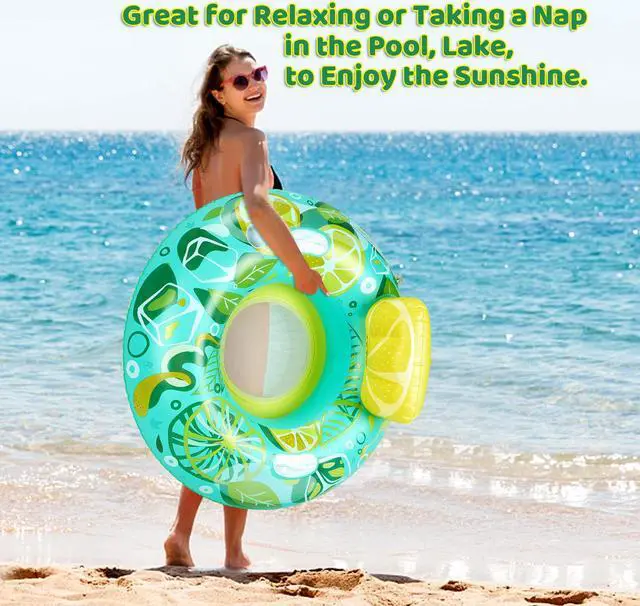 Alt view image 3 of 7 - CAMULAND Inflatable Lounger Pool Float Green