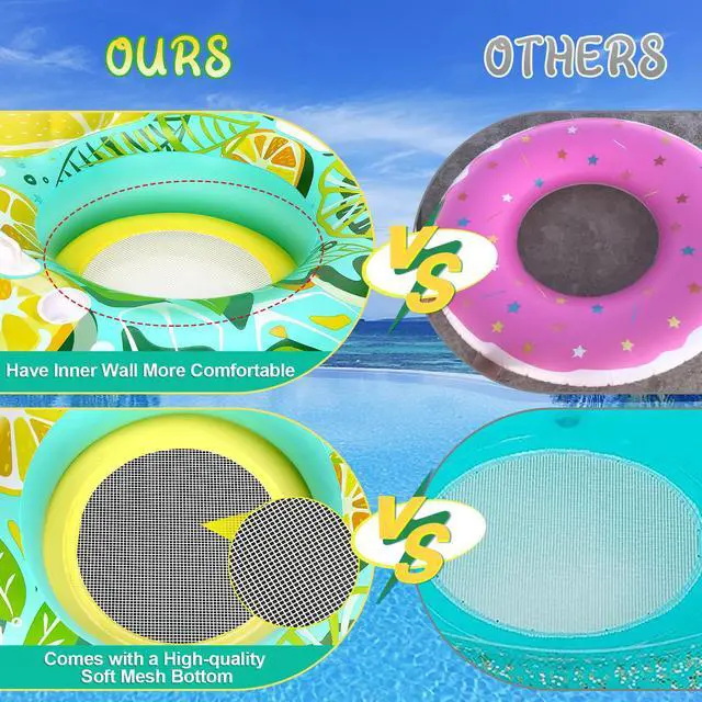 Alt view image 6 of 7 - CAMULAND Inflatable Lounger Pool Float Green