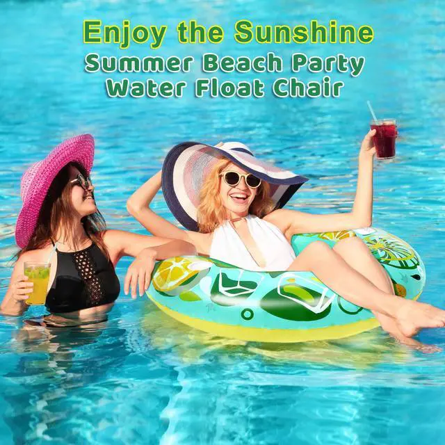 Alt view image 7 of 7 - CAMULAND Inflatable Lounger Pool Float Green