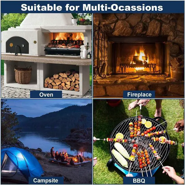 Alt view image 6 of 7 - AGPtEK Kindling Splitter with Gloves, Wood Kindling Splitter Manual Kindling Log Splitter Tool, Sturdy Firewood Splitter for Camping, Barbecue and Picnic