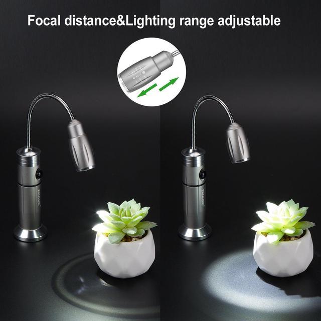 Alt view image 2 of 7 - IMAGE Rechargeable Ultra-Bright Barbecue Grill Light with Super Bright LED Lights, Magnetic Base Flexible Gooseneck BBQ Light for Grilling, Fully Adjustable & Easy to Install - Battery Operated