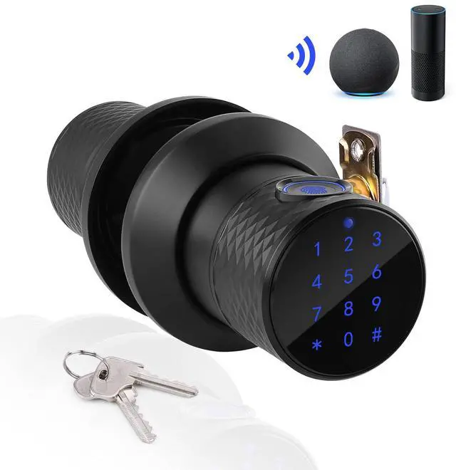 Main image of FITNATE Keyless Smart Fingerprint Lock Bluetooth Digital Code Door Deadbolt Lock with Keypad