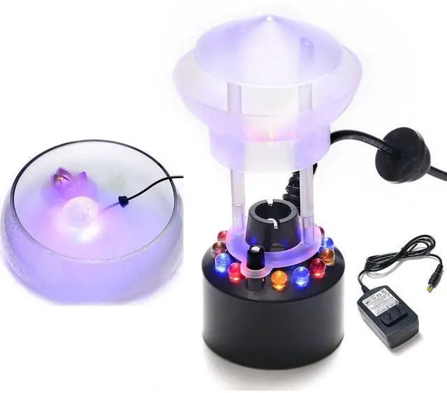 Main image of FITNATE 12 LED Mist Maker Fogger Water Fountain Pond Fog Machine Atomizer Air Humidifier