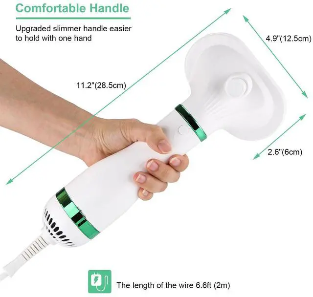 Alt view image 5 of 7 - Ownpets 2 in 1 Pet Hair Dryer Portable with Slicker Brush Adjustable Temperature