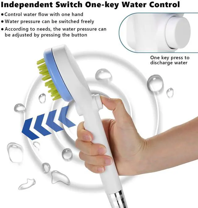 Alt view image 3 of 7 - Ownpets Pet Shower Sprayer with Hose & Diverter