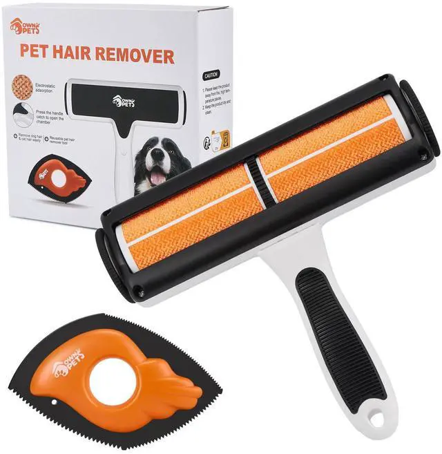 Main image of Ownpets Pet Hair Remover, Reusable Cat and Dog Hair Remover Roller & Bonus Pet Lint Scraper