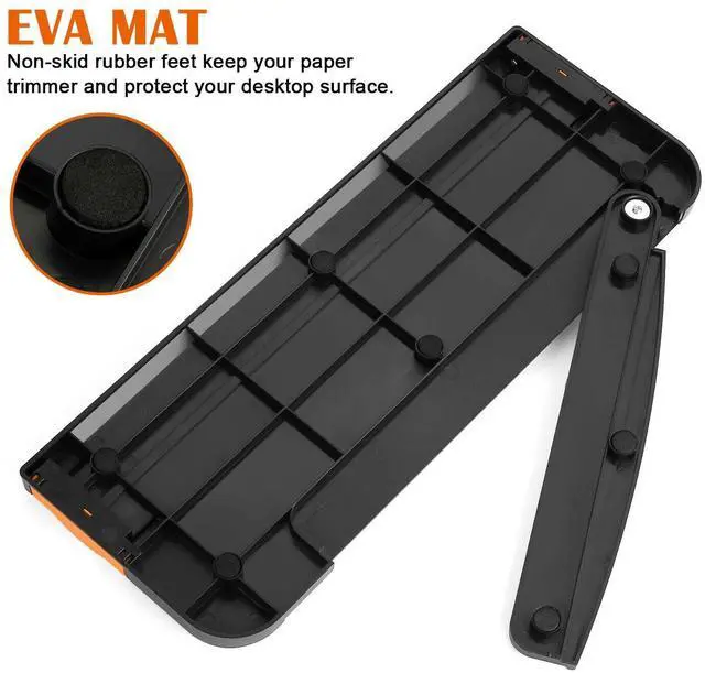 Alt view image 4 of 7 - AGPtEK 12" A4 Paper Trimmer Cutter Scrap Booking Tool Safeguard Guillotine Page
