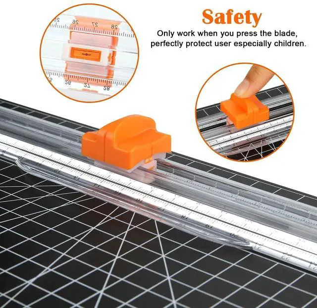 Alt view image 3 of 7 - AGPtEK 12" A4 Paper Trimmer Cutter Scrap Booking Tool Safeguard Guillotine Page