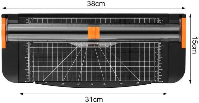 Alt view image 7 of 7 - AGPtEK 12" A4 Paper Trimmer Cutter Scrap Booking Tool Safeguard Guillotine Page