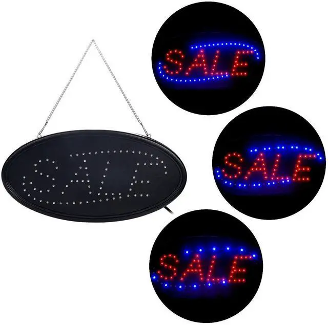 Alt view image 4 of 7 - FITNATE Ultra Bright Open Sign Neon LED Light Animated Motion Flash Business Ad Board