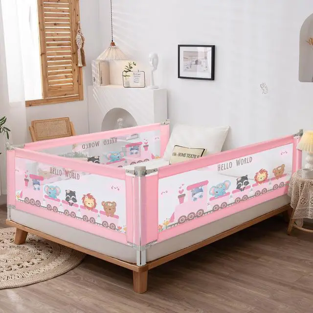 Alt view image 6 of 7 - FITNATE Upgraded Bed Guard Rail for Toddlers