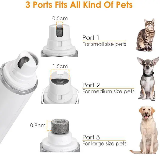 Alt view image 2 of 7 - Ownpets Pet Nail Grinder Trimmer Kit