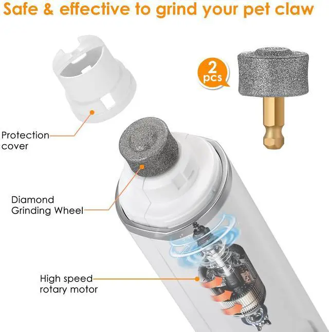 Alt view image 5 of 7 - Ownpets Pet Nail Grinder Trimmer Kit