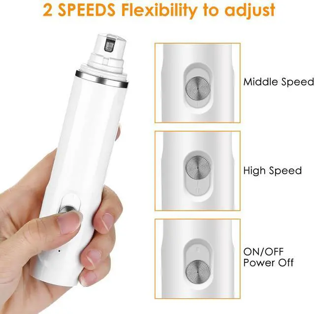 Alt view image 6 of 7 - Ownpets Pet Nail Grinder Trimmer Kit