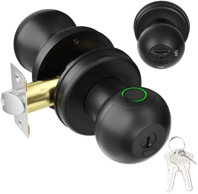 Main image of FITNATE Biometric Door Lock Rechargeable Fingerprint Lock with Key