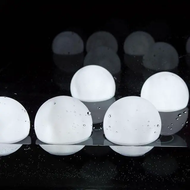 Alt view image 5 of 5 - IMAGE 6 Pcs 3" LED White Color PVC Floating Ball Mood Light for Garden Pool Parties