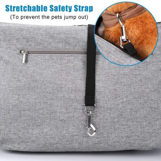 Alt view image 4 of 7 - Ownpets Ex-larger Pet Sling Carrier Hands-Free Dog Cat Bag for Hiking Travel