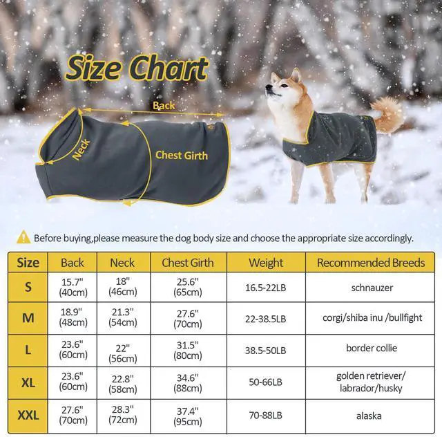 Alt view image 3 of 7 - Ownpets Dog Fleece Vest, Adjustable Dog Coat Pet Jacket with Magic Tapes, Size XXL