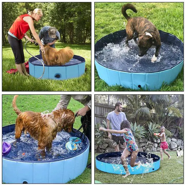 Alt view image 4 of 7 - Ownpets Foldable Pet Swimming Bathing Pool, Size S