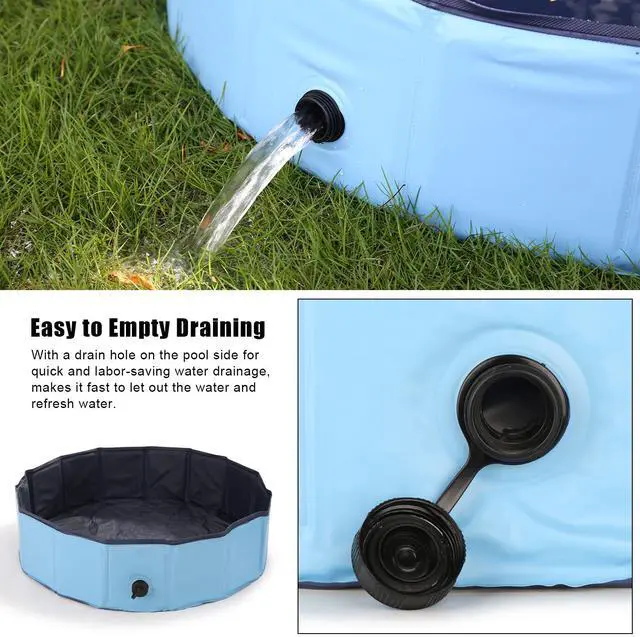 Alt view image 3 of 7 - Ownpets Foldable Pet Swimming Bathing Pool, Size S