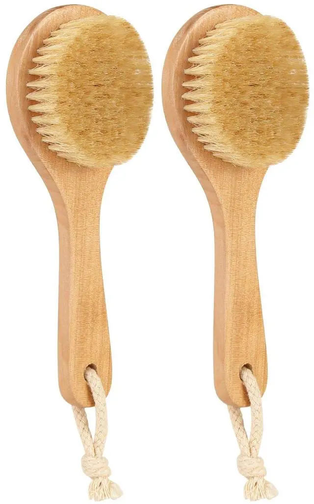 Main image of FITNATE Shower Brush for Wet and Dry Brushing (2 Pack)