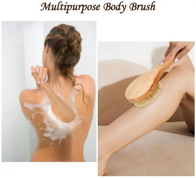 Alt view image 6 of 7 - FITNATE Shower Brush for Wet and Dry Brushing (2 Pack)