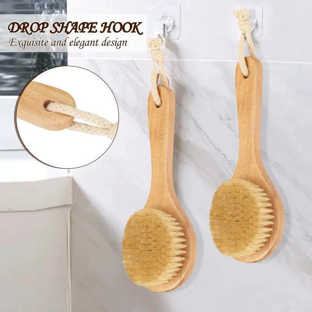 Alt view image 2 of 7 - FITNATE Shower Brush for Wet and Dry Brushing (2 Pack)