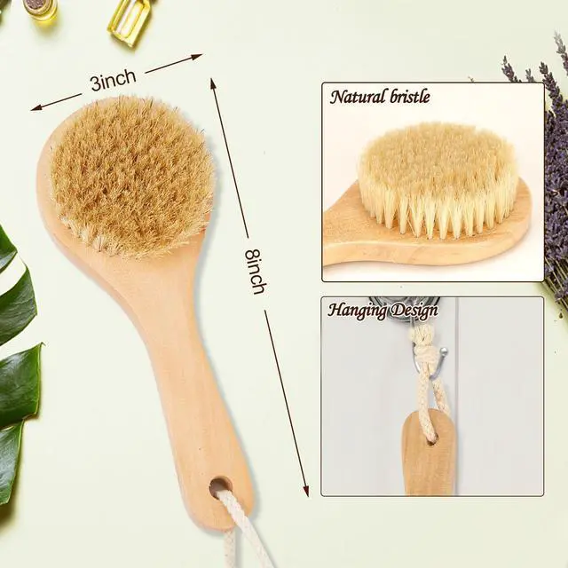 Alt view image 3 of 7 - FITNATE Shower Brush for Wet and Dry Brushing (2 Pack)
