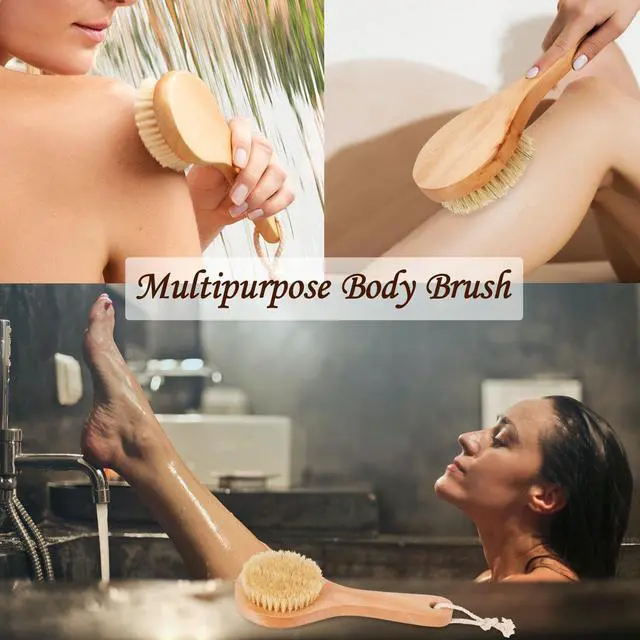 Alt view image 7 of 7 - FITNATE Shower Brush for Wet and Dry Brushing (2 Pack)