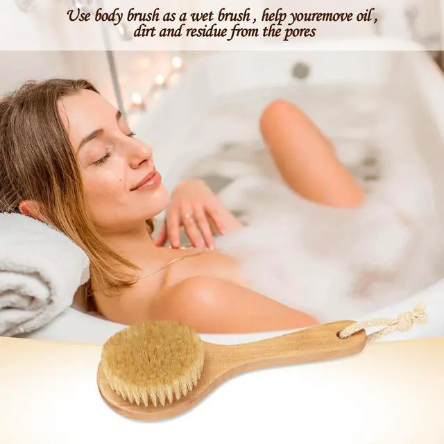 Alt view image 4 of 7 - FITNATE Shower Brush for Wet and Dry Brushing (2 Pack)