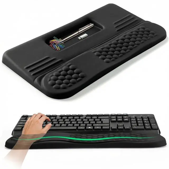 Main image of AGPtEK Keyboard Wrist Rest with Keyboard Stand for Computer Keyboard