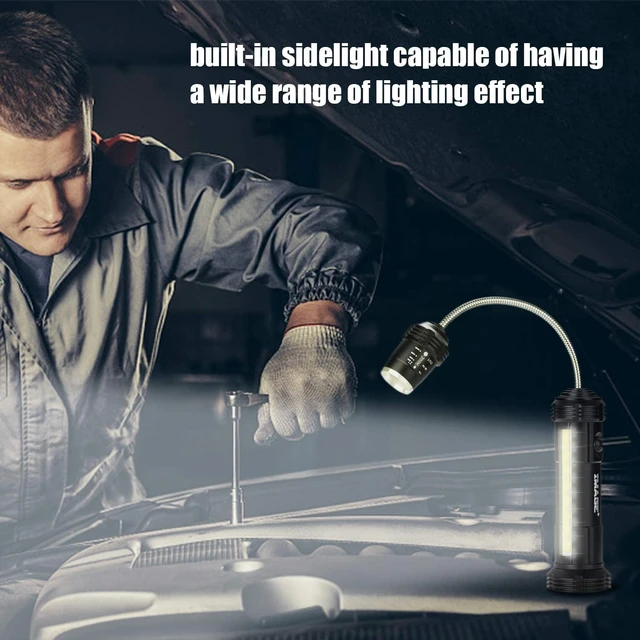 Alt view image 7 of 7 - IMAGE 2 Pack 360º BBQ Grill Lights Side LED Magnetic Base Barbecue Lamp Set