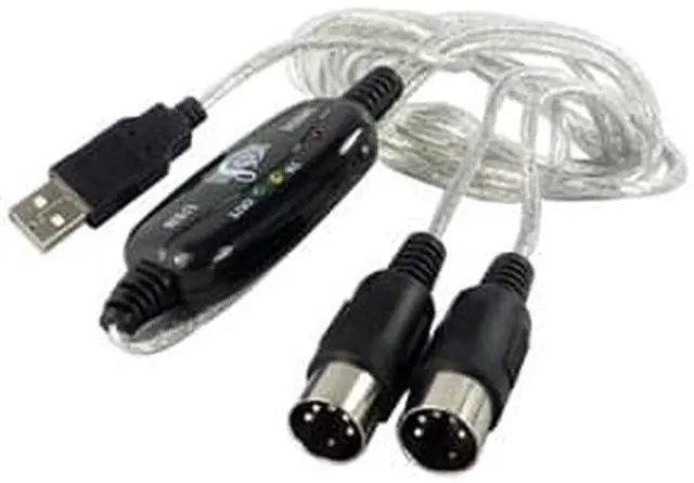 Alt view image 3 of 5 - USB To MIDI Keyboard Interface Converter Cable Adapter Support Mac OS