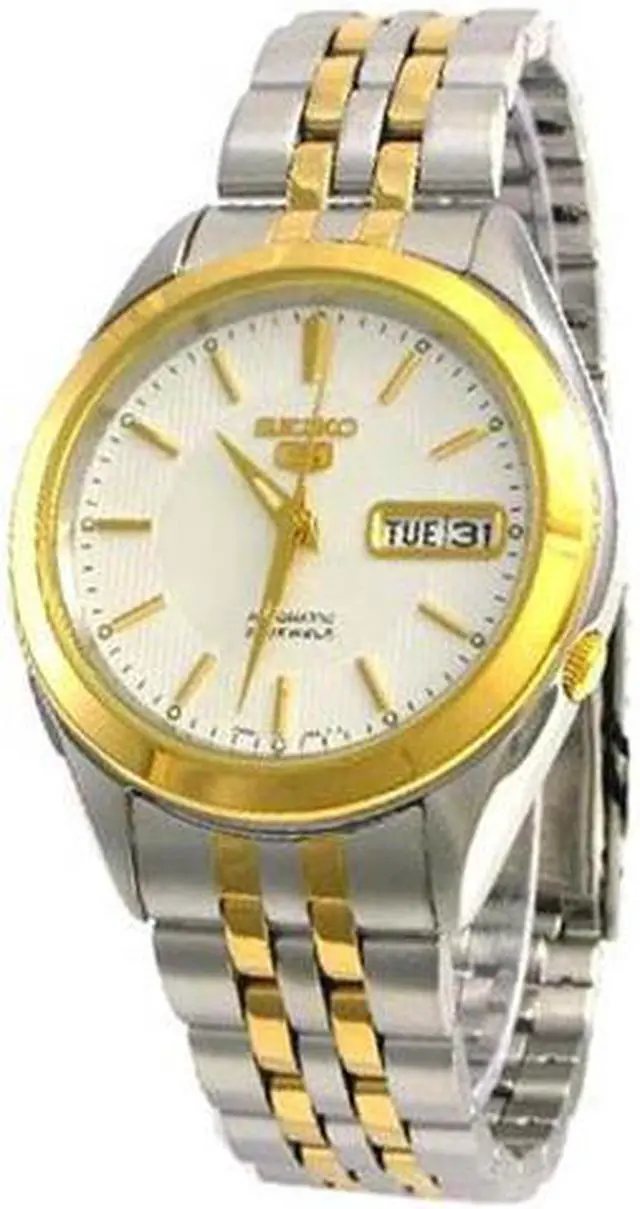 Main image of Seiko SNKL24 Two Tone Seiko 5 Automatic Link Bracelet