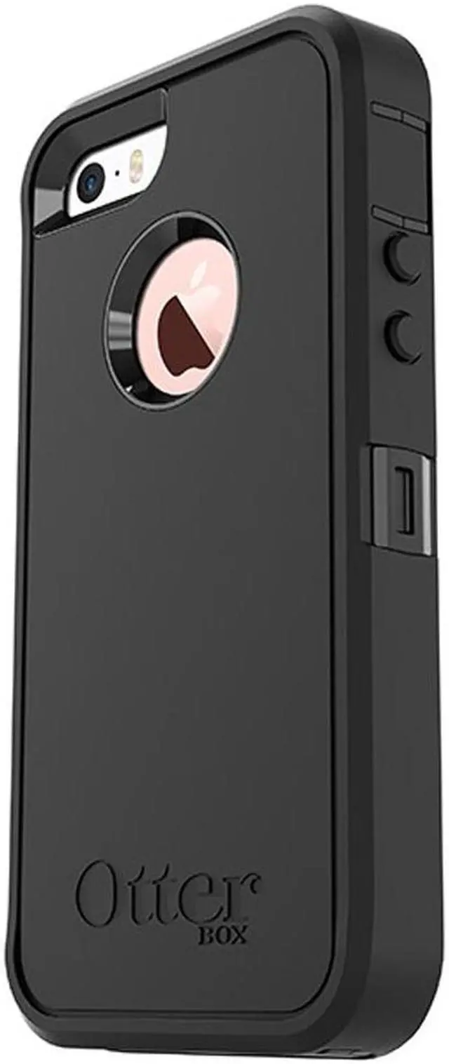 Alt view image 6 of 14 - Black Otterbox Defender Series Case +Belt Holster for iPhone 5 5S for Touch ID