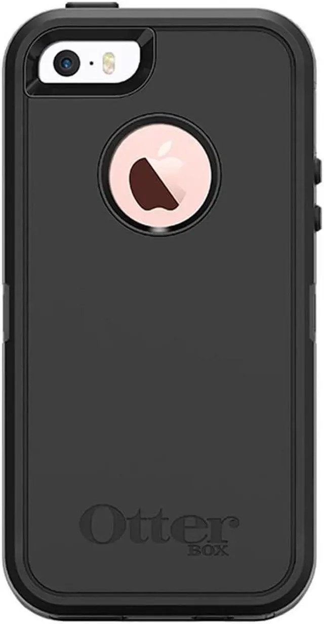 Alt view image 3 of 14 - Black Otterbox Defender Series Case +Belt Holster for iPhone 5 5S for Touch ID