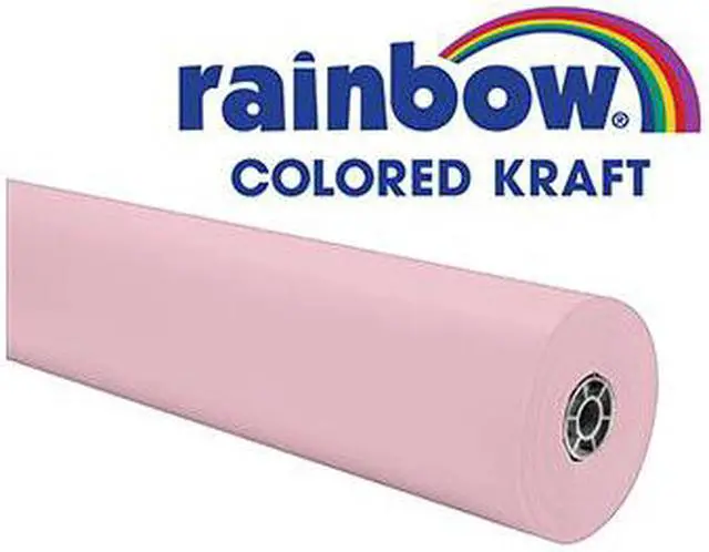 Main image of Pink Rainbow Kraft Roll 1000 Ft