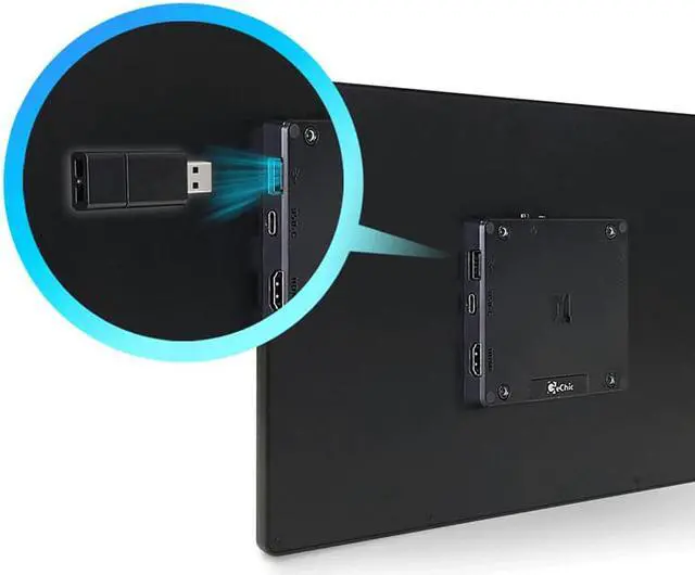 Alt view image 5 of 7 - Gechic 13.3" T131A Industrial Touch Monitor, HDMI, USB-C Built-in Gain IC Long Transmission,VESA Mount,10-Finger high Immunity Touch,True-Flat Touchscreen for Embedded Device POS/Kiosk/Automation