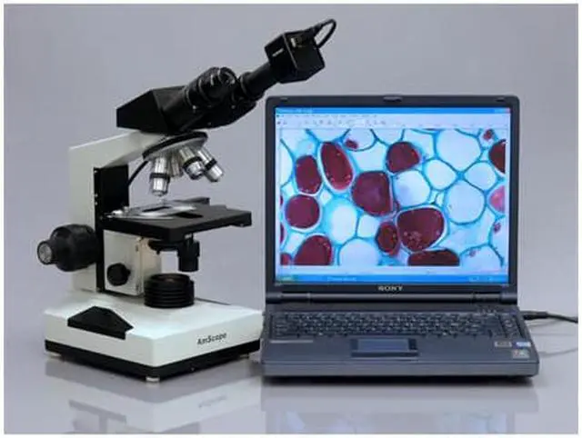 Main image of Medical Lab Vet Compound Biological Microscope 40x-1000x