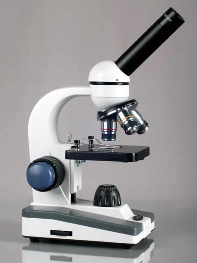 Alt view image 3 of 6 - 40X-1000X Coarse & Fine Student Microscope w Mechanical Stage
