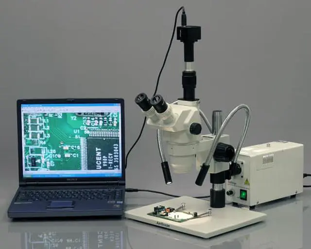 Alt view image 5 of 6 - 150W Fiber Optic Dual Gooseneck Microscope Illuminator