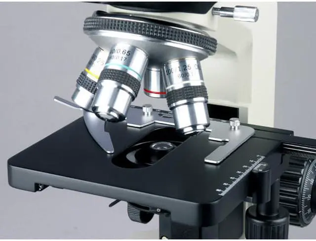 Alt view image 5 of 7 - Medical Lab Vet Compound Biological Microscope 40x-1000x